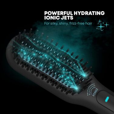 Керамічна щітка-випрямляч Revamp Progloss Deepform для сухого та вологого волосся з оліями