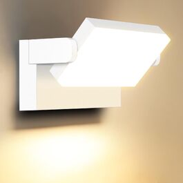 Стіна LED-ліхтар ledmo 60W для вулиці та дому, IP65, 5000Лм, регульований кут 360°, тепле біле світло 3000K