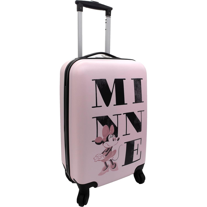 Дитячий жорсткий валізний тролей на 4 колесах Undercover Minnie Mouse 21x56x35 см, 36 л, ручна поклажа