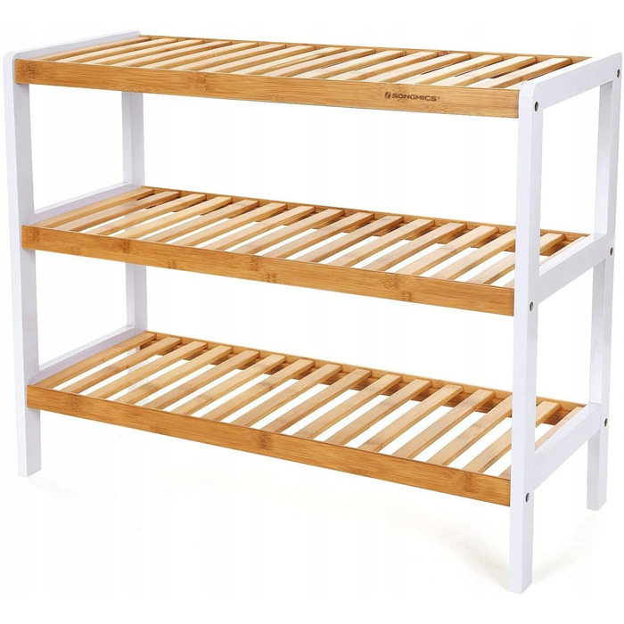 Полічка для взуття Songmics, 70 x 55 x 26 см, відтінки коричневого