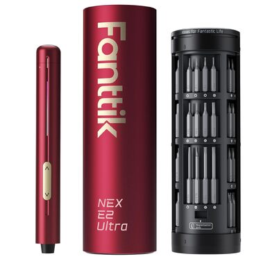 Набір міні-викруток Fanttik E2 Ultra 50-в-1, електричний, 3.7V, 0.6 Нм, для ремонту iPhone, ноутбуків, окулярів, годинників (червоний)