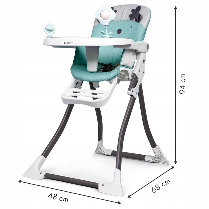Стілець для годування Ecotoys, 94 x 48 x 68 см