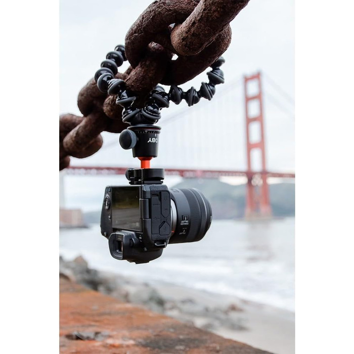 Гнучкий штатив JOBY GorillaPod 3K Pro Kit з алюмінію з кульовою головкою, QR-платою, для бездзеркальних камер, вантажопідйомність 3 кг, вироблено в Італії