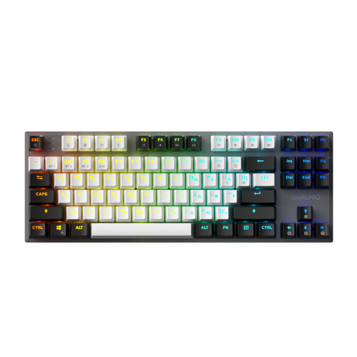 Бездротова механічна клавіатура GamePro Genesis Joker Pro (MK124G) 87% Red switches