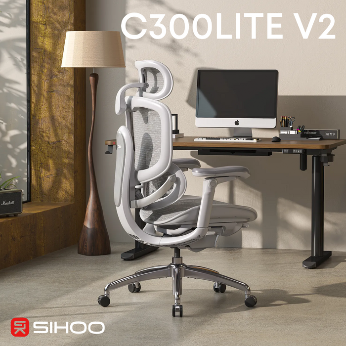 Крісло офісне Sihoo C300 LITE V2 White