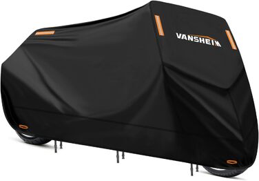 Водонепроникний чохол для мотоцикла та скутера VANSHEIM XXL 295x105x125 см, захисна накидка для вулиці
