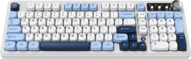 Бездротова клавіатура Ajazz AF98 PLUS Glacier Blue (AF98-PLUS-GB)