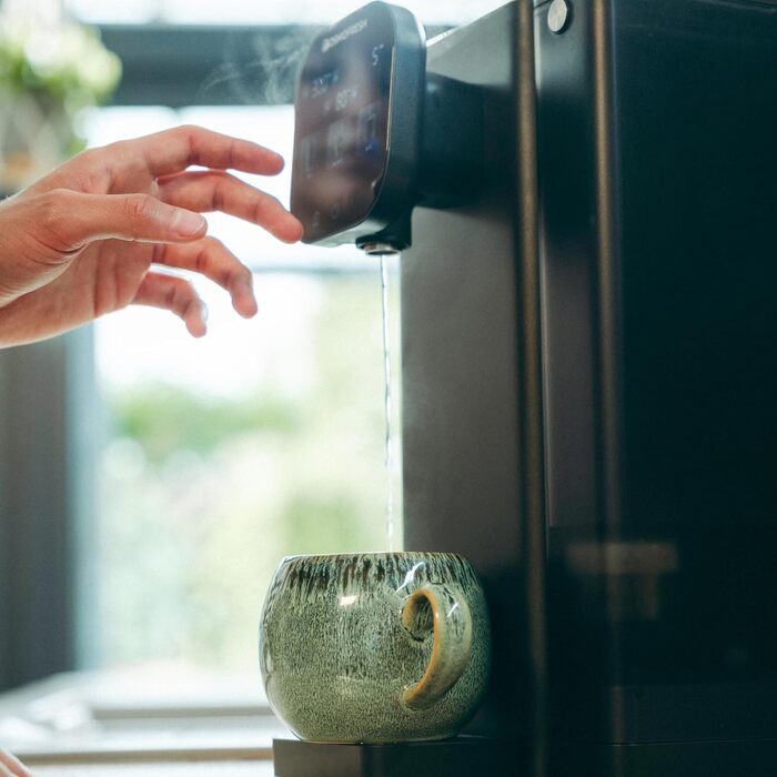 Система зворотного осмосу OsmoFresh Fusion Air настільна | З мінералізацією та УФ-стерилізацією | Гаряча вода | Без встановлення, сертифікат TÜV