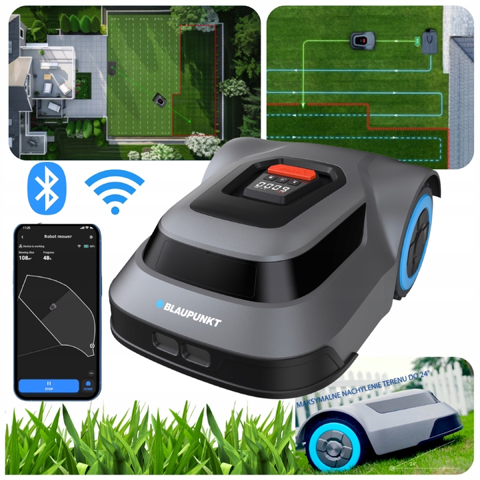 Робот-газонокосарка Blaupunkt RL, ширина стрижки 20 см