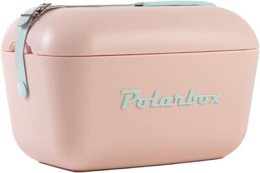 Polarbox ізотермічна сумка-холодильник 12 л, компактна термосумка для пікніка, авто, пляжу, рожевий колір