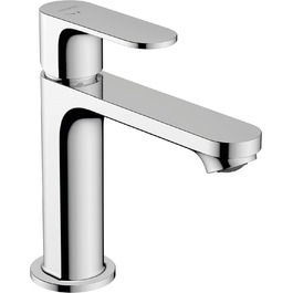 Змішувач для ванної кімнати Hansgrohe Rebris S з висувною поплавковою каналізацією, економічний (CoolStart), хром, 72519000, висота виливу 109 мм, EcoSmart