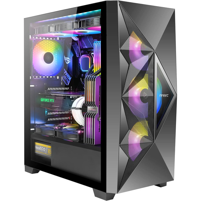 Корпус для ПК Antec DF800 Flux ATX, 2xUSB2.0, 1xUSB3.0, без блока живлення