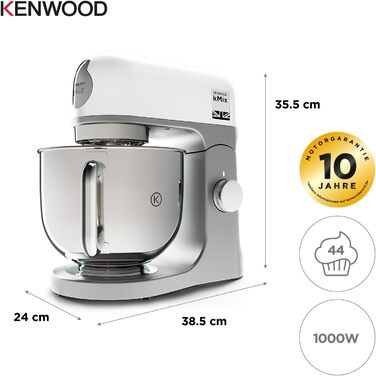 Кухонна машина Kenwood kMix KMX750BK (стандартного розміру, біла)