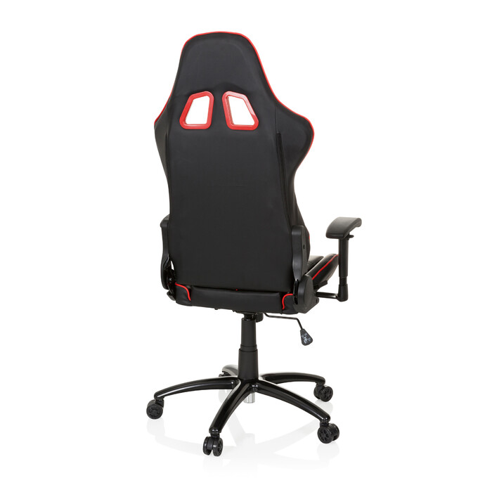 Ігрове крісло / Офісне крісло LEAGUE PRO Штучна шкіра Чорний / Червоний HJH OFFICE