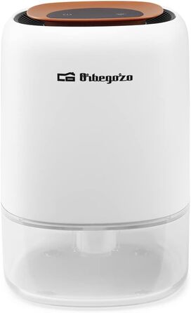 Осушувач повітря Orbegozo DH 305, компактний, тихий, декоративне підсвічування, без охолодження, об’єм 1 л, 23 Вт