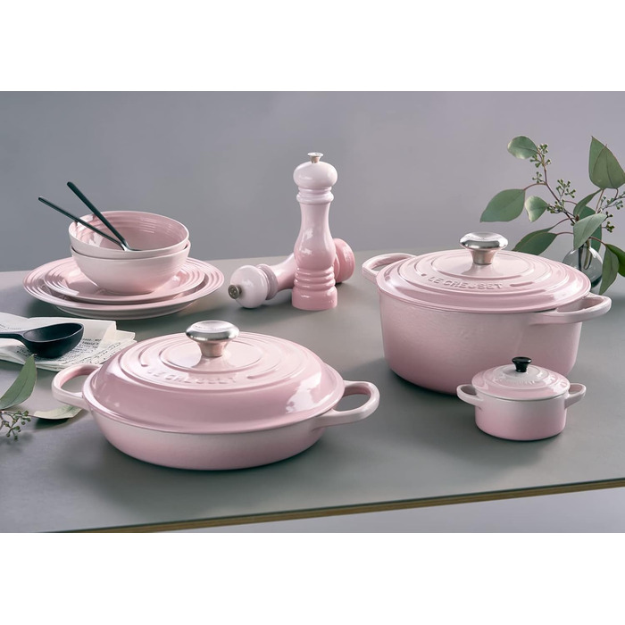 Млинок для перцю Le Creuset Chambray, керамічний механізм, ABS-пластик, колір «піщово» (Ofenrot), 6.2 x 20.8 см