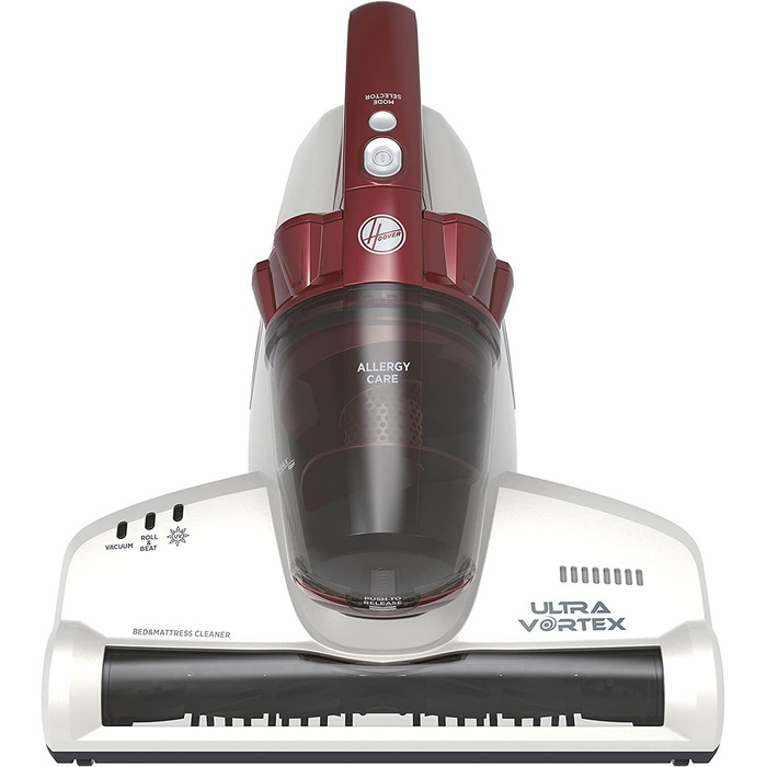 Пилосос Hoover Ultra Vortex з UV-ліхтарем для матраців і м'яких меблів, 3-в-1, проти пилових кліщів та алергенів, гігієнічне очищення для алергіків