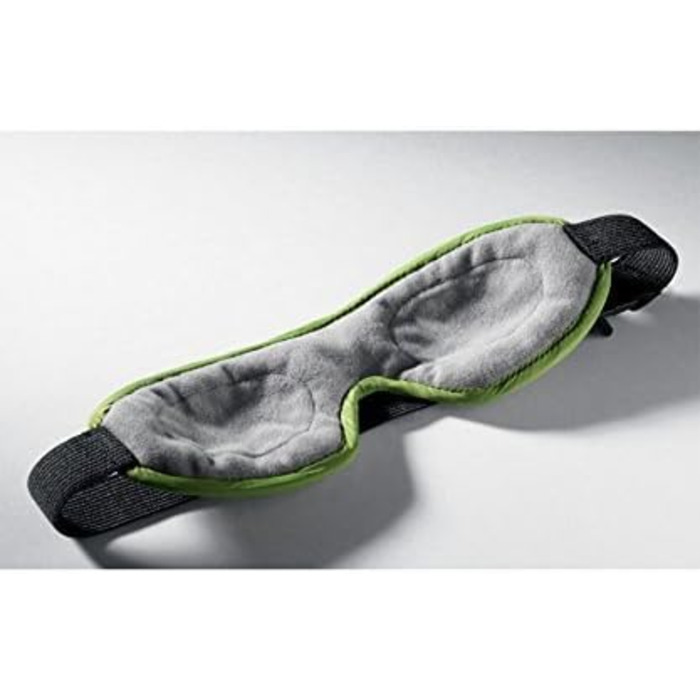 Маска для сну Schlafbrille Eye Shades de Luxe, васабі/сірий, універсальний розмір