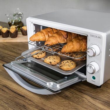 Міні-піч Cecotec Bake&Toast 1090 White 10л, 1000 Вт, таймер 60 хв, до 230°C, біла