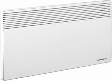 Електричний конвектор Thermoval TX 2500, 2,5 кВт, IP20, підлоговий або настінний електрообігрівач для дому та офісу, білий