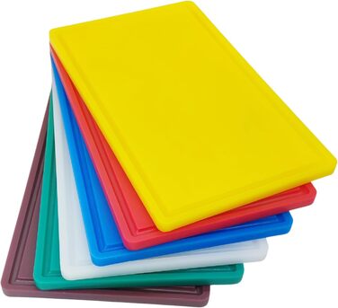 Пластикова обробна дошка Morleos для птиці, жовта, 60x40x2 см, з соковловлювачем, HACCP, підходить для посудомийної машини, стійка до деформацій, не псує ножі