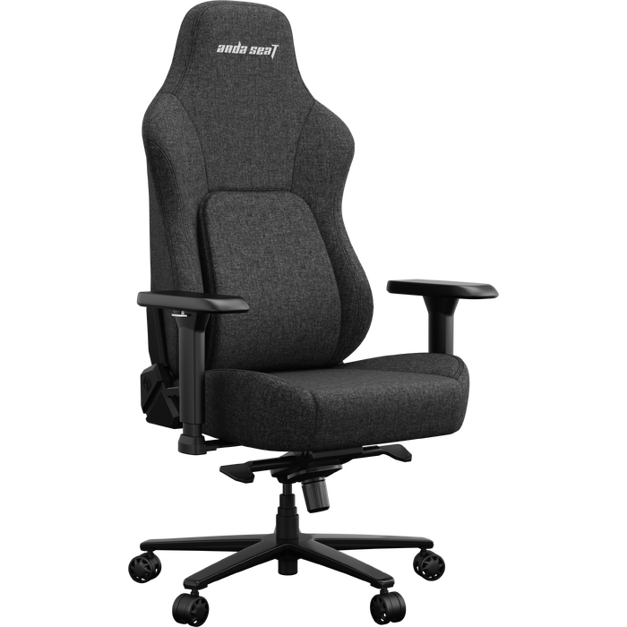 Крісло геймерське ігрове Anda Seat Phantom 4 Pro L до 100 кг Black Fabric  (AD18YSDC-72-B-F-B02)