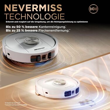 Робот-пилосос Shark PowerDetect 2-в-1 з функцією миття, NeverTouch Pro, 60 днів автономності, самостійне очищення контейнера, 3D та LiDAR навігація, уникнення перешкод NeverStuck, керування через додаток, білий, AV2810ZEEUWH, 4 щітки / Anti-Micro Pads / 2