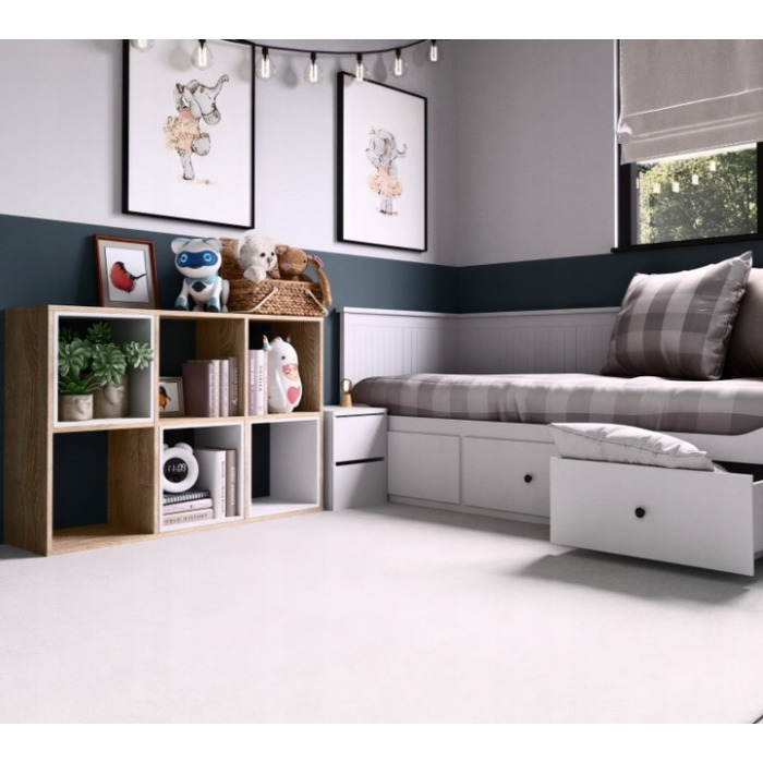 Стелаж TopEshop 110 x 75 x 30 см, дуб артизан