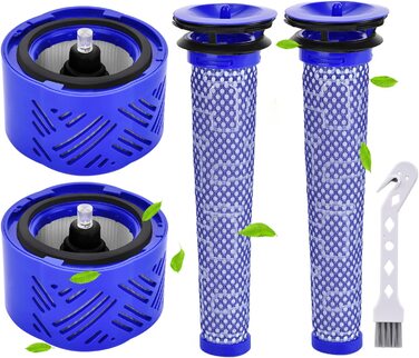 Комплект із 2 фільтрів Rebirthcare для пилососа Dyson V6 Animal Pro/Total Clean/Absolute/Slim/Motorhead/Trigger Plus, змінний моторний фільтр для Dyson V6