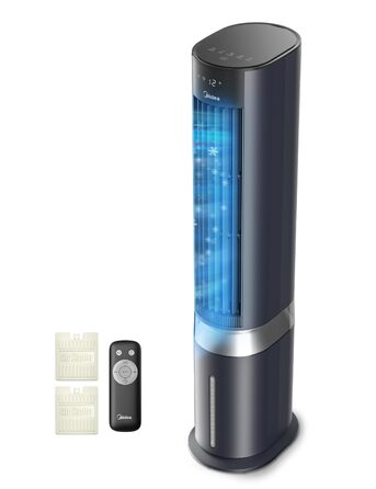 Мобільний випарний охолоджувач повітря Midea Sensicool 7л з сенсорним дисплеєм та 6 швидкостями