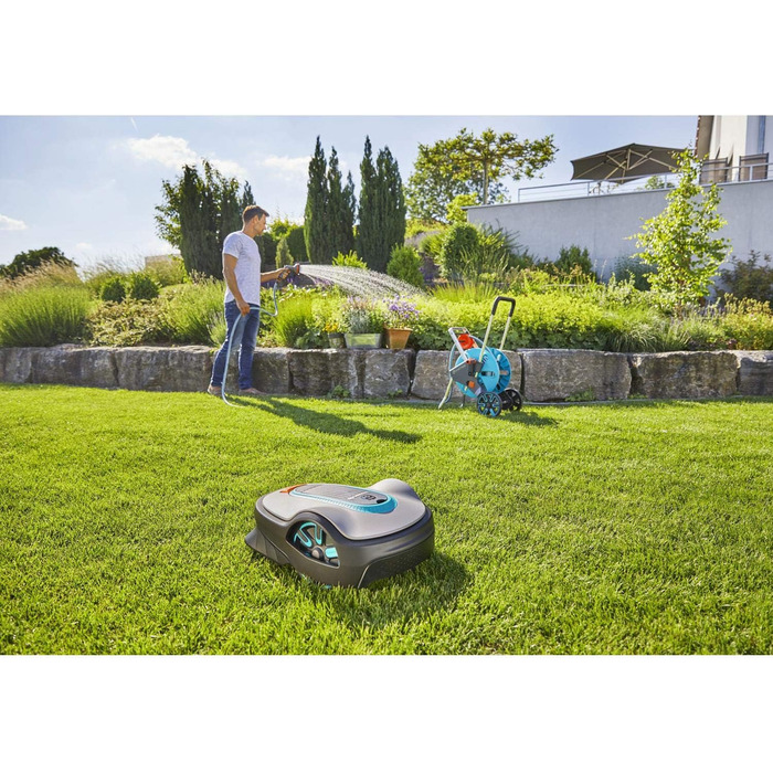 Робот-газонокосарка Gardena smart SILENO life для газонів до 1000 м², комплект зі smart Gateway