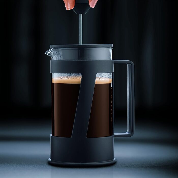 Френч-прес Bodum CREMA 0,35 л з нержавіючим фільтром, чорний