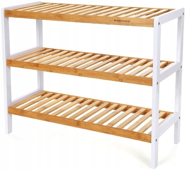 Полічка для взуття Songmics, 70 x 55 x 26 см, відтінки коричневого