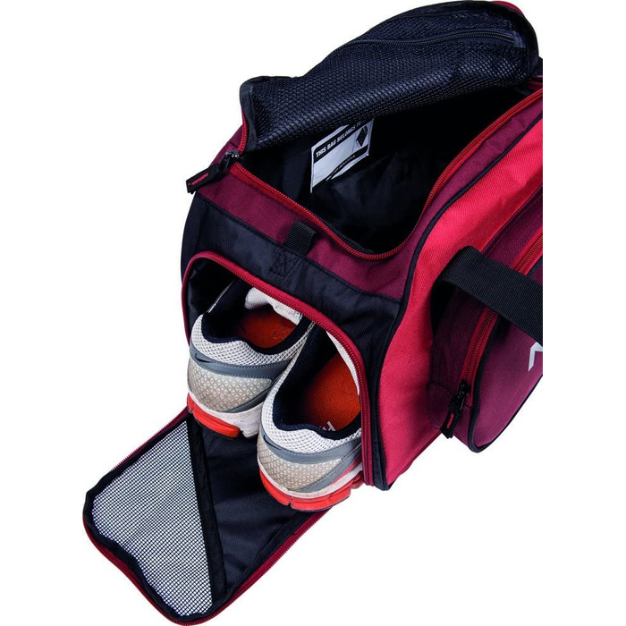 Дорожня спортивна сумка Nitro Duffle XS, 35 л, 40x23x23 см, для фітнесу, школи, подорожей, колір червоний (Chili)
