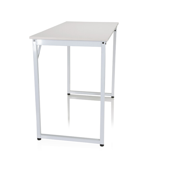 Письмовий стіл для комп'ютера WORKSPACE I 100 x 50 см, білий, hjh OFFICE