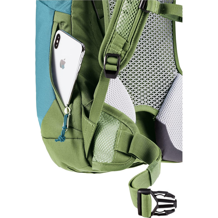 Жіночий туристичний рюкзак Deuter AC Lite 14 SL, 14 л, блакитний/зелений