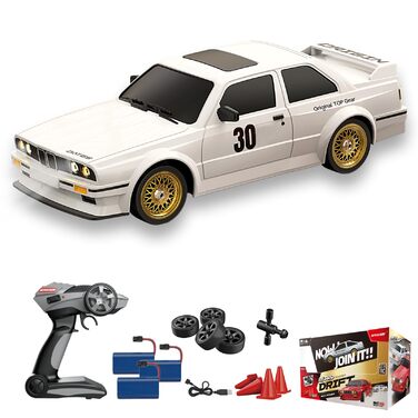RC Дрифт-кар Drift Auto 1:16 2.4GHz, 4WD, червоний, зі світлодіодами, 3 батареї