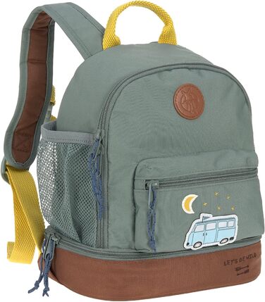 Дитячий рюкзак LÄSSIG з нагрудним ременем, для садочка, 27 см, 6 л, Adventure Bus, від 3 років