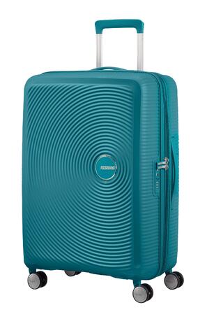 Валіза American Tourister Soundbox Spinner M, розширена, 67 см, 71.5/81 л, колір Jade Green