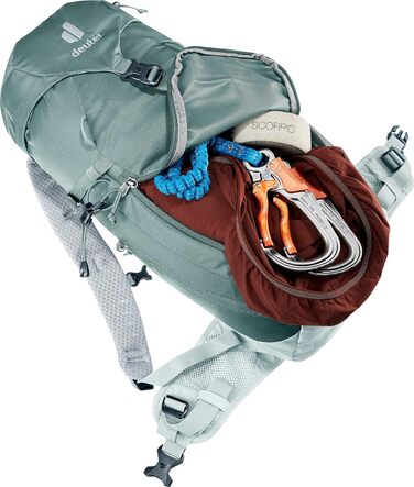 Жіночий туристичний рюкзак Deuter Trail 16 SL 16 л бірюзовий (2024) для альпінізму та походів