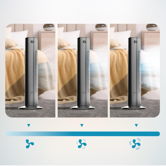 Вентилятор Cecotec EnergySilence 790 Skyline 50W 76 см з таймером, білий