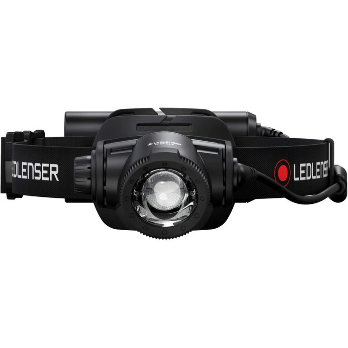 Налобний ліхтар Ledlenser H15R Core + ручний ліхтар P7R LED, 1000 люмен, акумуляторний, до 210 м, 40 годин, магнітна зарядка, комплект зі стінним кріпленням