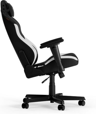 Ігрове крісло DXRacer DRIFTING L, чорне-біле, EPU шкіра, оригінал