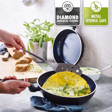 Wok GreenPan Torino 28 см, 3,6 л, керамічний, антипригарний, PFAS-free, індукційний, для духовки, чорний