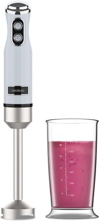 Міксер ручний Cecotec Retro Power RetroBlue 1200MAX, 1200 Вт, 0.5л, ретро-дизайн