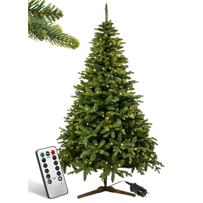 Штучна ялинка Menz Premium з LED-гірляндою, 200 см, преміум-якість (10 років гарантії)