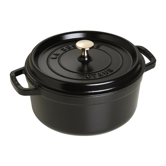 Кокотниця кругла 18 см, чорна Staub