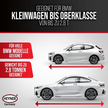 Ножичний домкрат HEYNER на 2 тонни для BMW, сертифікований TÜV