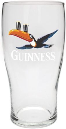 Офіційні склянки Guinness Gravity & Toucan 2 шт. для пива - набір пивних келихів