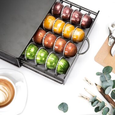 Органайзер-шухляда для капсул Nespresso Vertuo, тримач для кавових капсул S-40
